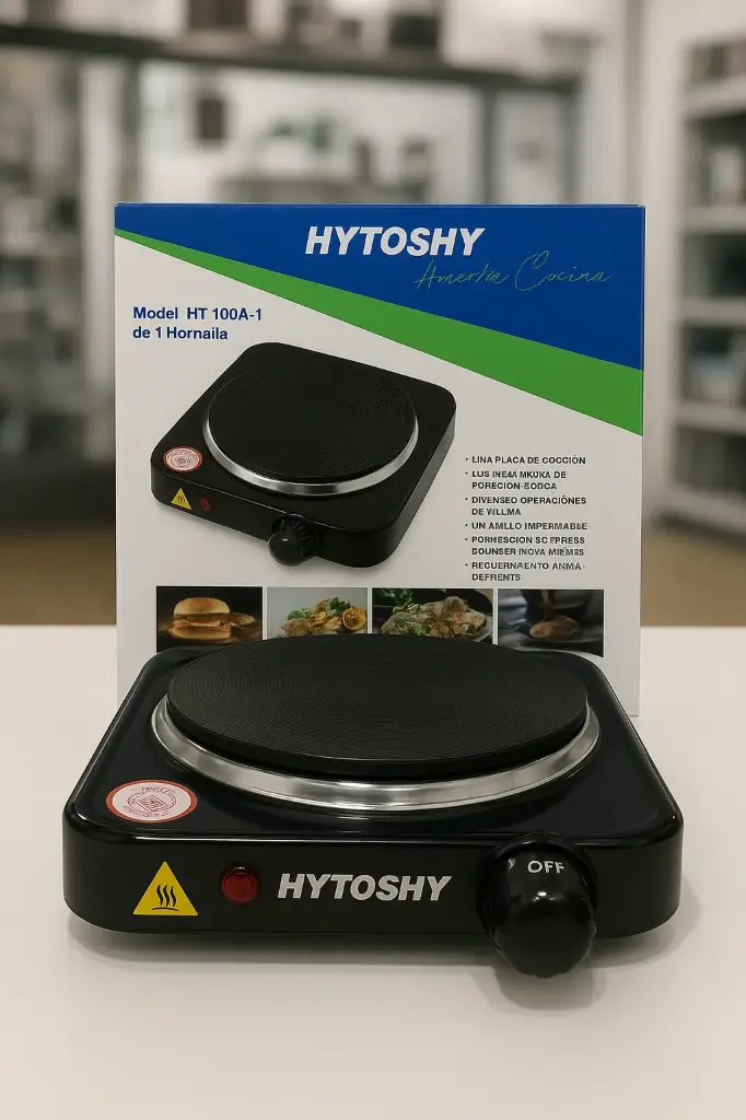 Anafe electrico 1 hornalla HYTOSHI ht-100a-1