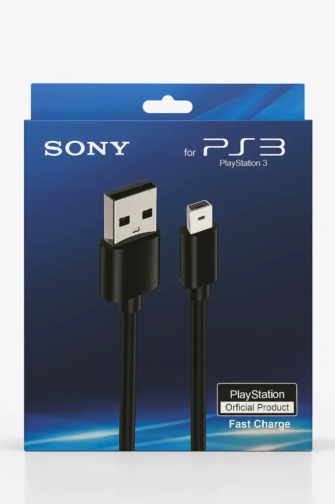 Cable cargador joystick ps3