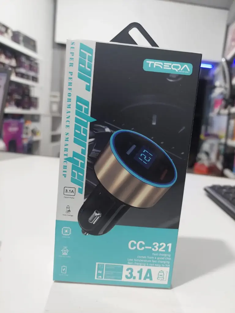 Cargador para auto treqa