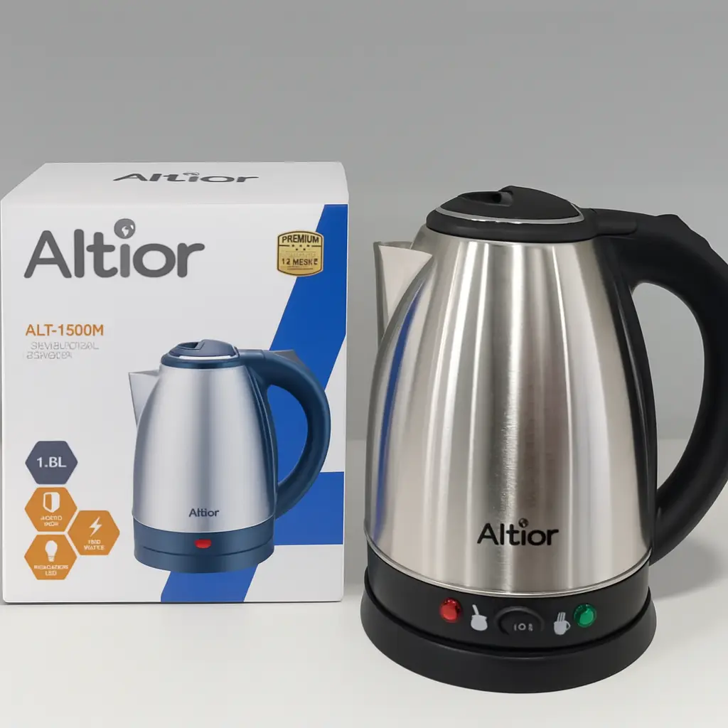 Pava Electrica MATE/CAFE acero inox ALTIOR 1.8lts