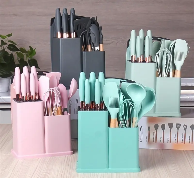 Utensillos de silicona 19 pcs