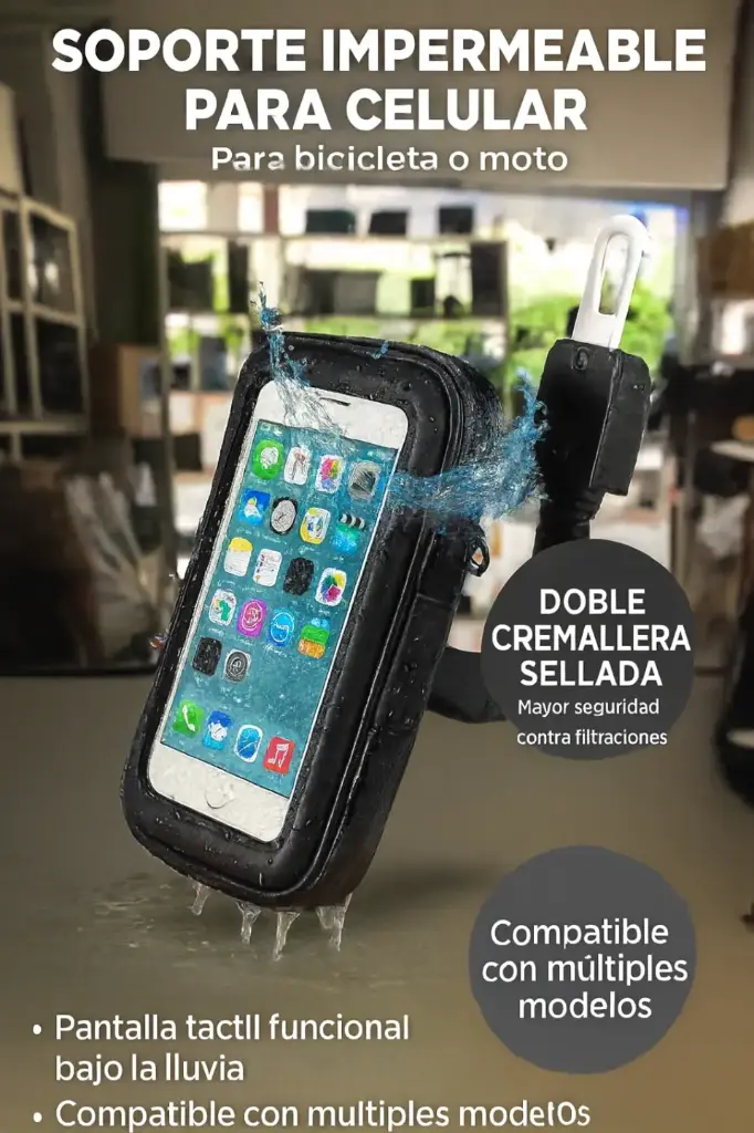 Soporte De Celular Para Moto impermeable