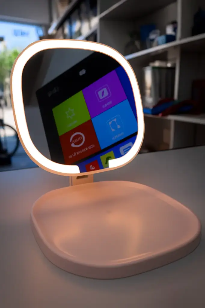 Espejo LED tactil plegable