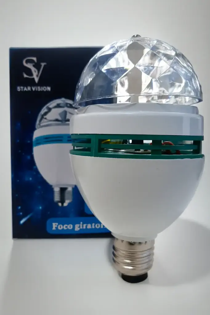 Foco Bolichero Lampara LED colores FIESTA