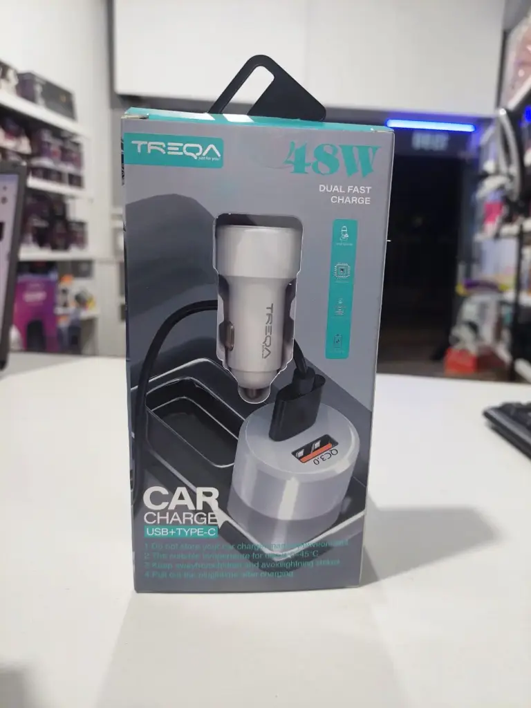 Cargador de celular para auto 4.8a