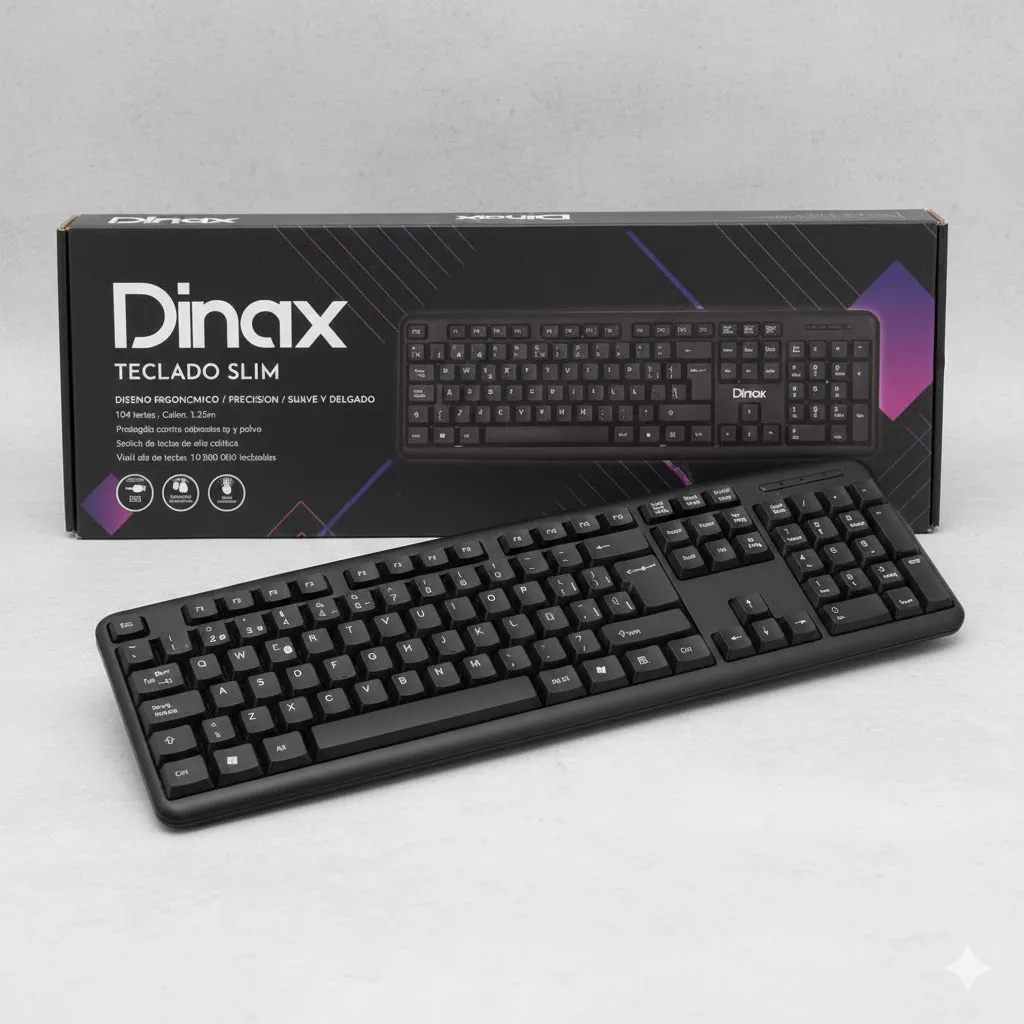 Teclado Dinax Slim dx-tec104
