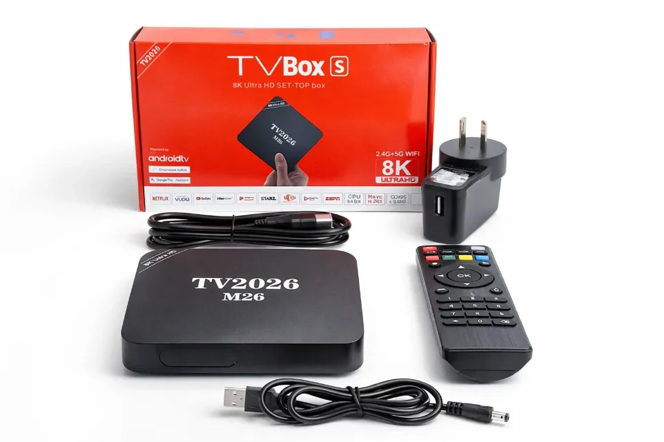 TV BOX 8K 2026 CON APP