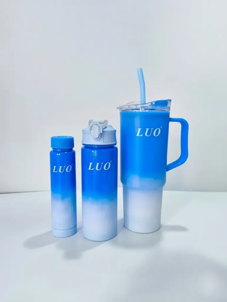 Vaso Quencher Botella Luo x3