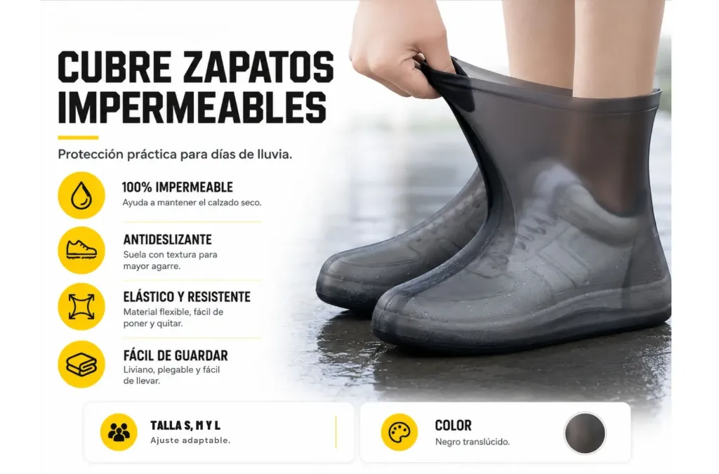 Cubre zapatillas impermeable Galocha