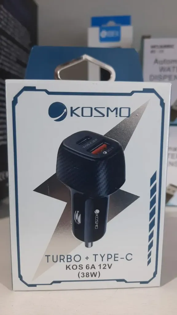 Cargador Para Auto Carga Rapida Kosmo